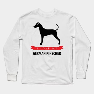 I Love My German Pinscher Long Sleeve T-Shirt